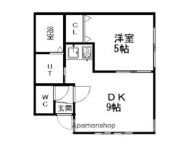 ユリシーズ 203 ｜ 北海道江別市文京台南町（賃貸アパート1DK・2階・29.97㎡） その2