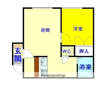 アスティ 106｜北海道旭川市六条西７丁目(賃貸アパート1LDK・1階・35.64㎡)の写真 その2