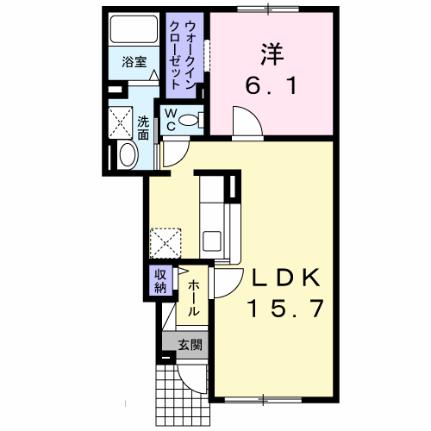 グランデ　コート 104｜北海道旭川市旭神二条１丁目(賃貸アパート1LDK・1階・50.01㎡)の写真 その2