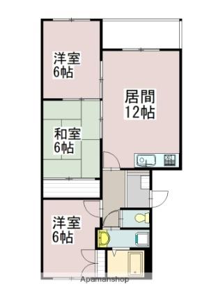 東光8・4プラザ ｜北海道旭川市東光八条４丁目(賃貸マンション3LDK・2階・64.49㎡)の写真 その2