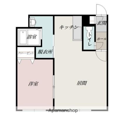 ＢＲＵＮ　ＣＵＢＥIII ｜北海道旭川市三条通１１丁目(賃貸マンション1LDK・1階・43.63㎡)の写真 その2