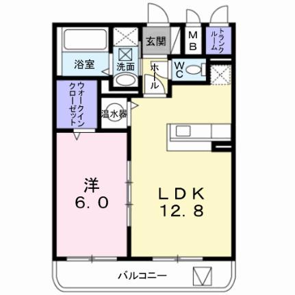 グランド　コモンズ 303｜北海道帯広市東六条南１２丁目(賃貸マンション1LDK・3階・46.00㎡)の写真 その2