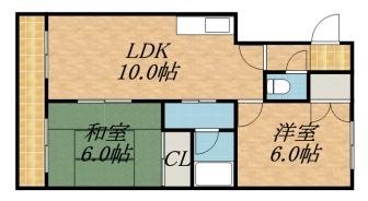 タカラメゾン月寒東 402｜北海道札幌市豊平区月寒東一条２丁目(賃貸マンション2LDK・4階・45.36㎡)の写真 その2