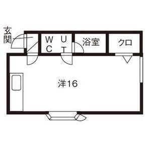 サンピア　4丁目館 202 ｜ 北海道北広島市大曲南ヶ丘４丁目（賃貸アパート1R・2階・35.34㎡） その2