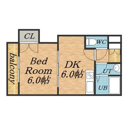 リゾルテ白石 202｜北海道札幌市白石区中央一条６丁目(賃貸マンション1DK・2階・28.00㎡)の写真 その2