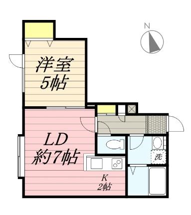 チュティ平岸 206｜北海道札幌市豊平区平岸六条１６丁目(賃貸アパート1LDK・2階・33.35㎡)の写真 その2