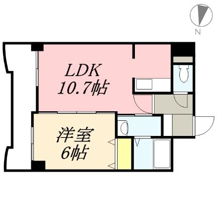 ティアラＮ6 305｜北海道札幌市中央区北六条西１３丁目(賃貸マンション1LDK・3階・39.20㎡)の写真 その2