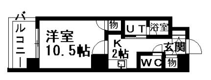 クレール北10条 1001｜北海道札幌市北区北十条西１丁目(賃貸マンション1K・10階・31.32㎡)の写真 その2