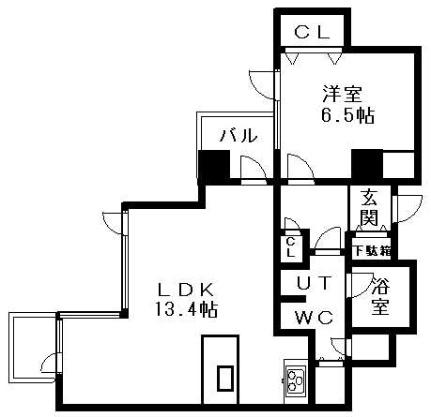 ＩＮＦＩＮＩＴＹ22 503｜北海道札幌市中央区大通西２２丁目(賃貸マンション1LDK・5階・49.81㎡)の写真 その2