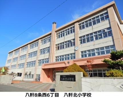 画像14:八軒北小学校(小学校)まで243m