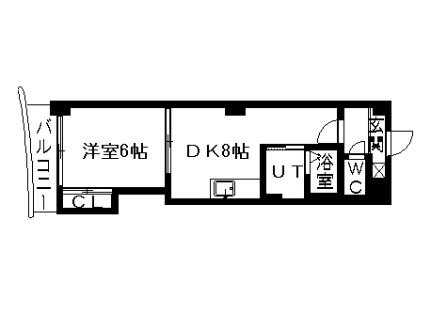 ノースマンション桑園 0402｜北海道札幌市中央区北十二条西１５丁目(賃貸マンション1DK・4階・34.19㎡)の写真 その2