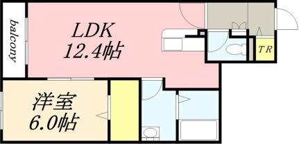 優夢Ｏｔａｒｕ 0102｜北海道小樽市入船１丁目(賃貸マンション1LDK・1階・44.77㎡)の写真 その2