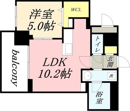 エッセンシア駅前レジデンス 205｜北海道小樽市稲穂２丁目(賃貸マンション1LDK・2階・37.20㎡)の写真 その2