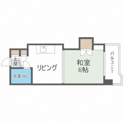 サンセットハイツ平岸 316｜北海道札幌市豊平区平岸四条８丁目(賃貸マンション1DK・3階・19.34㎡)の写真 その2