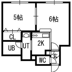 フォレスト美園駅 206｜北海道札幌市豊平区美園五条７丁目(賃貸アパート1LDK・3階・29.20㎡)の写真 その2