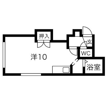 アルタイルベガハイツ 202｜北海道札幌市白石区南郷通１８丁目北(賃貸マンション1R・2階・27.39㎡)の写真 その2