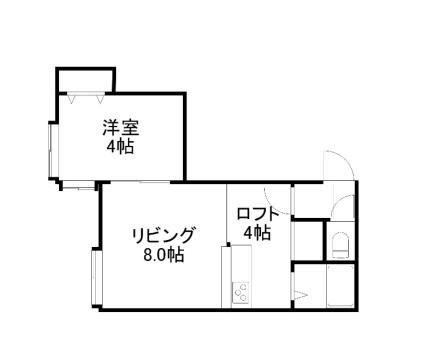 ノースソニア115 202｜北海道札幌市東区北十一条東５丁目(賃貸アパート1DK・2階・29.70㎡)の写真 その2