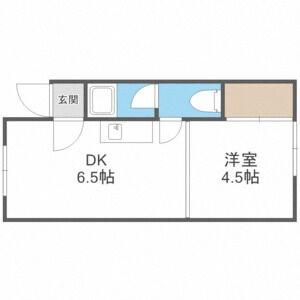 セブンロード32 205｜北海道札幌市東区北三十二条東７丁目(賃貸アパート1DK・3階・35.64㎡)の写真 その2