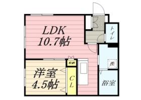 ラグナベルデ北34条 202 ｜ 北海道札幌市北区北三十四条西４丁目（賃貸マンション1LDK・2階・35.21㎡） その2