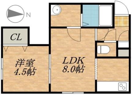 ラ・ヴィレット 102｜北海道札幌市中央区南六条西１３丁目(賃貸アパート1DK・2階・29.66㎡)の写真 その2