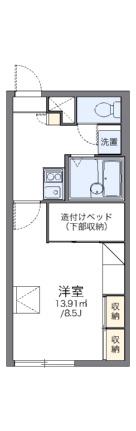 レオパレスポラリス 201｜北海道札幌市西区発寒六条１４丁目(賃貸アパート1K・2階・23.18㎡)の写真 その2