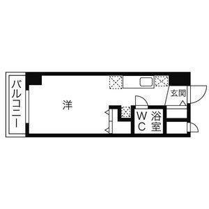 ラメール円山公園 0703 ｜ 北海道札幌市中央区大通西２３丁目（賃貸マンション1R・7階・24.30㎡） その2