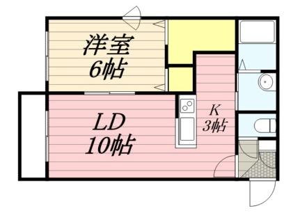 ヴィエルジュ発寒南 401｜北海道札幌市西区発寒三条５丁目(賃貸マンション1LDK・4階・40.00㎡)の写真 その2