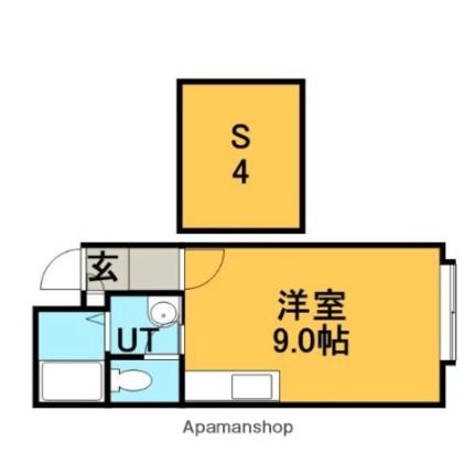 北海道札幌市手稲区前田八条１４丁目(賃貸アパート1R・1階・27.23㎡)の写真 その2