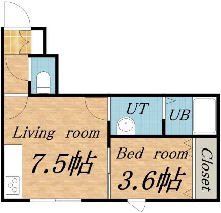 プリマベーラ発寒南 00305｜北海道札幌市西区発寒三条６丁目(賃貸マンション1DK・3階・31.12㎡)の写真 その2