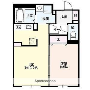 8　3Ｗ2（ｂ）　ＨＡＣＨＩ　ＳＡＮＷＥＳＴＮＹ 102｜北海道札幌市西区八軒三条西２丁目(賃貸マンション1LDK・1階・38.81㎡)の写真 その2