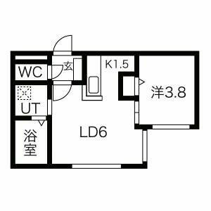 ＰＲＩＭＥ　ＣＯＵＲＴ北円山 303｜北海道札幌市中央区北六条西２５丁目(賃貸マンション1LDK・3階・28.04㎡)の写真 その2