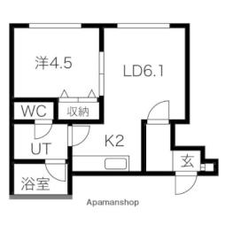 苗穂駅 4.3万円