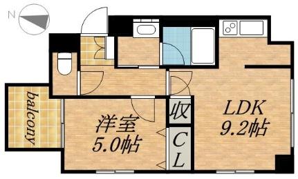 レジディア南一条イースト 1206｜北海道札幌市中央区南一条東６丁目(賃貸マンション1LDK・12階・35.19㎡)の写真 その2