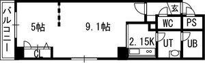 アンソレイエ　ヴィ　メゾン 00401｜北海道札幌市中央区南三条東３丁目(賃貸マンション1LDK・4階・36.38㎡)の写真 その2