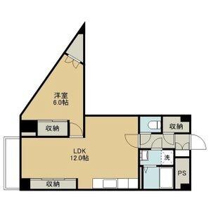 コーポエクセルショール（住居） 601｜北海道札幌市豊平区中の島一条２丁目(賃貸マンション1LDK・6階・51.31㎡)の写真 その2