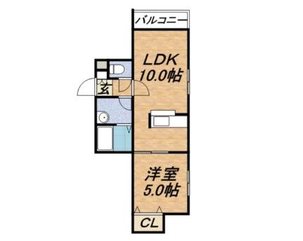 ル・ファール澄川アネックス 405｜北海道札幌市豊平区平岸三条１８丁目(賃貸マンション1LDK・4階・32.00㎡)の写真 その2