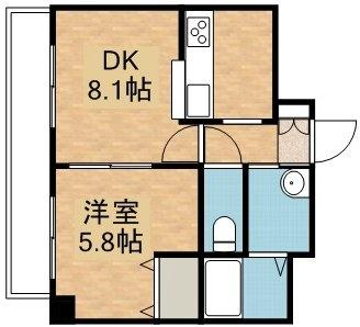 ＩＮＯＶＥ札幌清田（旧ドマーニプレイス 706｜北海道札幌市清田区清田二条２丁目(賃貸マンション1LDK・7階・34.02㎡)の写真 その2