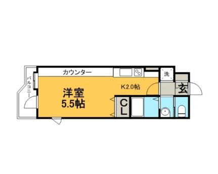 ＬＡＶＩＴＡ410 202｜北海道札幌市中央区南四条西１０丁目(賃貸マンション1K・2階・19.71㎡)の写真 その2