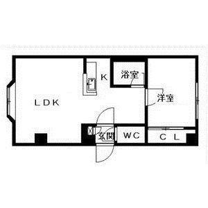 モアニューストリート C401｜北海道札幌市中央区南十条西８丁目(賃貸マンション1DK・4階・35.50㎡)の写真 その2