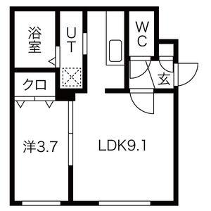 Ｂｏｎｎｅ　Ｊｏｕｒｎｅｅ 101 ｜ 北海道札幌市中央区南十二条西１０丁目（賃貸マンション1LDK・1階・30.18㎡） その2