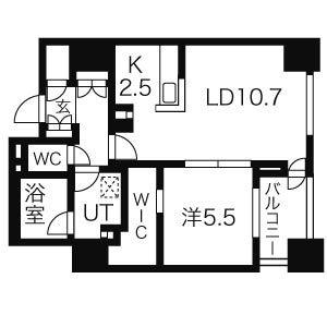 プライムメゾン南2条 307｜北海道札幌市中央区南二条西９丁目(賃貸マンション1LDK・3階・51.83㎡)の写真 その2