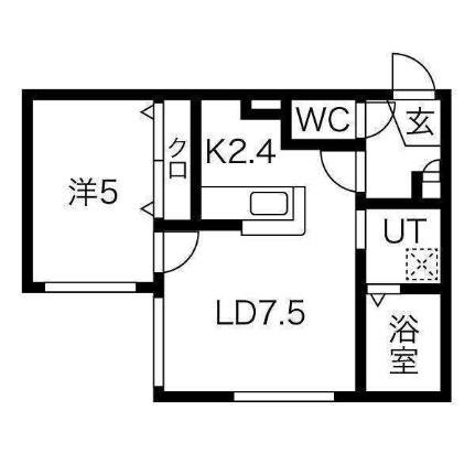 ＤＡＹＳ山鼻 205｜北海道札幌市中央区南二十二条西９丁目(賃貸マンション1LDK・2階・34.32㎡)の写真 その2