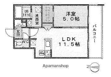 北海道札幌市中央区南二十二条西９丁目(賃貸マンション1LDK・1階・37.76㎡)の写真 その2