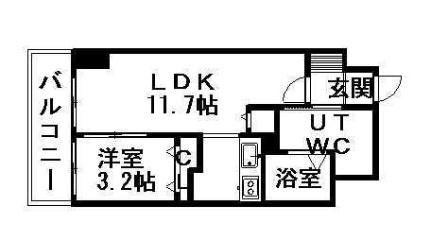 レジディア大通西 605｜北海道札幌市中央区大通西８丁目(賃貸マンション1LDK・6階・32.80㎡)の写真 その2