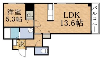 ヴァンクール南円山 1001｜北海道札幌市中央区南六条西１８丁目(賃貸マンション1LDK・10階・47.00㎡)の写真 その2