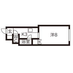 アーマライトシティ 101｜北海道札幌市中央区南六条西１８丁目(賃貸マンション1K・1階・24.20㎡)の写真 その2