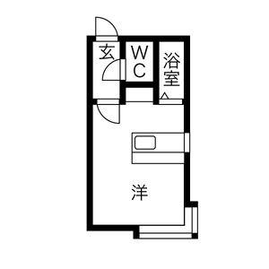 ハイライフ円山 101｜北海道札幌市中央区南三条西２０丁目(賃貸アパート1R・2階・16.50㎡)の写真 その2