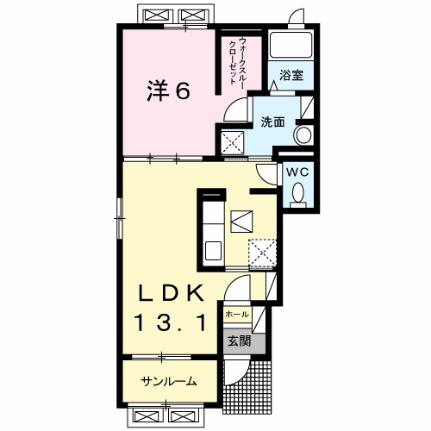 セイバリー．Ｅ　II 101 ｜ 青森県八戸市大字湊町字赤坂（賃貸アパート1LDK・1階・48.27㎡） その2