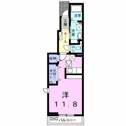 グランコートＳＫI 106 ｜ 宮城県仙台市青葉区下愛子字畑合（賃貸アパート1R・1階・34.15㎡） その2