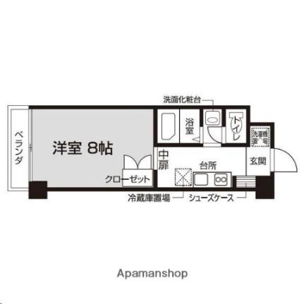 バウスクロス仙台宮町 823 ｜ 宮城県仙台市青葉区宮町２丁目（賃貸マンション1K・8階・24.08㎡） その2